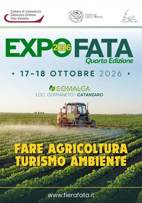 Bonaddio parteciperà alla fiera “Expo Fata” dal 23 al 25 Ottobre 2026 che si terrà presso il centro Agroalimentare di Catanzaro, Loc. Germaneto.